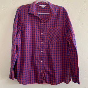 Old Navy “The Classic Shirt” Plaid Shirt